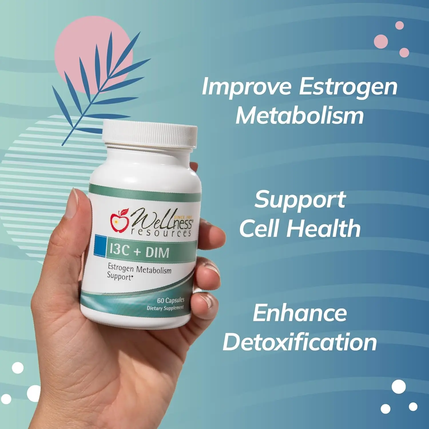 Wellness Resources I3C + DIM Estrogen Metabolism Capsules